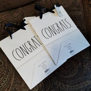 3/15$💚Rae Dun  paper bag wedding set of 2